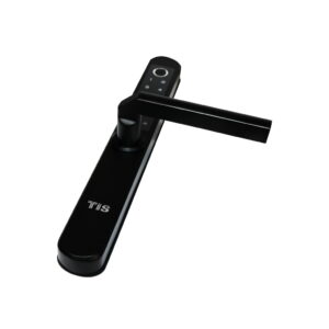 Smart Black Door Lock with Fingerprint & Keypad