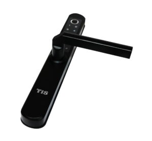 Smart Black Door Lock with Fingerprint & Keypad